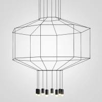 Подвесной светильник Via Wireflow polyhedral 0299 Octagonal (ImperiumLoft, 84534-22)