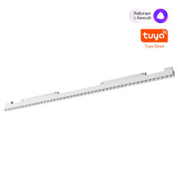 Трековый Смарт-светильник Диммир. Со Сменой Цв.температуры (управление - Пульт Ду/tuya Smart Life) Flum Shino, Led, Белый (Novotech, 359638)