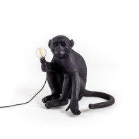 Настольная лампа Monkey Lamp, Черный/Черный (Seletti, 14922)