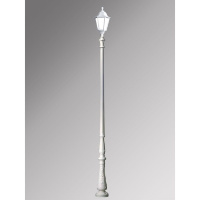Парковый фонарь Fumagalli Tabor/Noemi E35.205.000.WYR1L, Белый и Опал (молочный), с лампой 1500Lm, 4000К