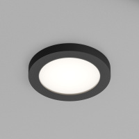 DK3012-BK Встраиваемый светильник влагозащ., IP 44, 50 Вт, GU10, черный, алюминий