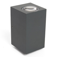 Светильник уличный светодиодный Feron DH055, 2*5W, 800Lm, 3000K, серый, 48489