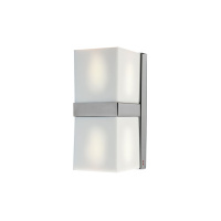 Настенный светильник Cubetto, Белый/Хром (Fabbian, D28D0101)