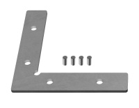 Соединитель угловой для алюминиевого профиля "Profile System" SL серебро 48*48*10мм (Ambrella Light, GP8052)